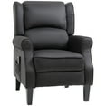 thumbnail image 1 of HOMCOM Massage Recliner Chair Push Back Recliner Armchair with Footrest, 1 of 10