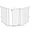 White, variant on ROVSUN 82 Inch Configurable Pet Gate for Doorways and Stairways, with Wall Mounts, Black