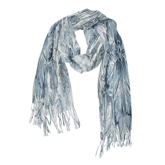 Winter Theme Flowers Soft Stylish Scarf 86.6''x30.7'' Lightweight and Warm, Breathable
