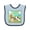 Blue and Navy, variant on Inktastic I'm One Farm Animals Wearing Birthday Party Hats Boys or Girls Baby Bib