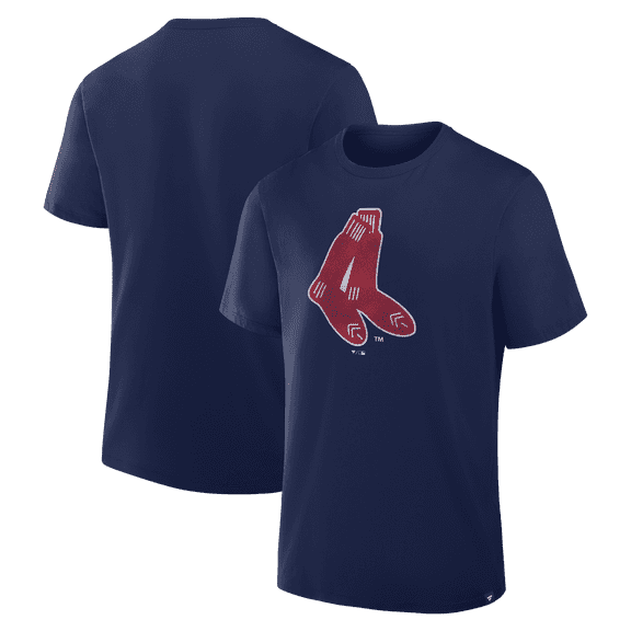 Men's Fanatics Navy Boston Red Sox Vintage Logo Legacy T-Shirt