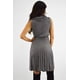 thumbnail image 3 of Vestido tejido cuello cascada Roman Fashion /Juvenil, 32162 (Gris) gris G, 3 of 6