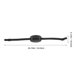 thumbnail image 2 of AURARMLET 2Ud Chin Strap Negro Acolchado Para Casco Con Doble Y, 2 of 8
