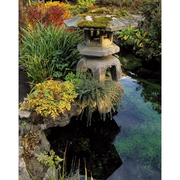 Tully Japanese Gardens Co Kildare Ireland Japanese Lantern Poster Print By The Irish Image Collection Design Pics Walmart Com Walmart Com