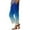 #Blue, variant on Women's Linen Gradient Color Button Front Pants,Black,Size L