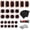 Orange 1PCS, variant on Bike Tire Kits Inner Tube Puncture Patch Kits 24 PCS Vulcanizing Metal Rasp For Inflatable Dinghies ATVs BMX And Motorcycles