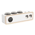 thumbnail image 4 of Porta cepillo de dientes,Estante de cepillo de dientes recargable USB Hotel Travel Blanco, 4 of 9