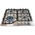 thumbnail image 1 of Estufa Parrilla DE Gas ECOCINARE 4 quemadores Acero Inoxidable Hierro fundido Empotrable STUF-01, 1 of 5