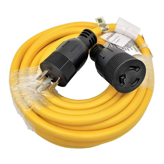 Parkworld Cordon Prolongateur NEMA L6-20, Verrouillage à 3 Broches, 20 Ampères, 250 Volts, 5000 Watts (25 Pieds)