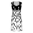 thumbnail image 3 of WILLBEST Vestidos Floreados para Mujer Vestido Playero de Moda A Rayas sin Mangas y sin Espalda Camisola de Playa Mini Grande​​, 3 of 3