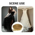 thumbnail image 3 of HONMEET Golden Lace Trim for Crafts with Sequins Decorative Polyester Pet, 3 of 7