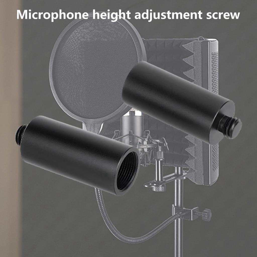 5/8inch Female to 3/8inch Male Screw Adapter For Microphone Stand Ball Head Holder Super Clamp Photography Accessories