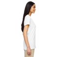 thumbnail image 4 of Gildan Women’s V-Neck T-Shirt, Heavy Cotton Short Sleeve V Neck Tee for Crafting | White, S-3XL Pack-1, 4 of 5