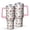 Horse Equestrian Pink, variant on 40 Oz Tumbler with Handle,Tumbler with Lid,Double Wall Insulated Cup Stainless Steel Travel Mug,Water Bottle for Iced Tea,Coffee,Cold Beverages,Horse Floral Head Colorful Pattern