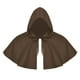 thumbnail image 1 of Capa de Halloween, capa de cosplay, capa corta, disfraz, capa con capucha, poncho, medieval Café, 1 of 9