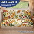 thumbnail image 2 of FUIALDOLG Autumn Foliage with Berries Backrest & Seat Covers Stretchable, Suitable for Travel Trailer RV, Furniture Protector Suitable for Futon Sofa, 2 of 7
