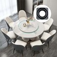 thumbnail image 5 of 4 Pieces Lazy Susan Metal Swivel Plate Turntable 360 Degree Rotating Bracket, Ball Bearing Swivel Plate for Table Chair TV Sofa Chair.., 5 of 5