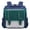czb# Dark Green238, variant on CUZIBR Boys Toddler Travel Backpack Large Capacity Color Block British Style Double Buckle Mesh Side Pockets Bookbag Adjustable Padded Shoulder Straps For Primary Students Commute