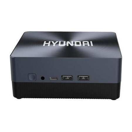 Hyundai Mini PC, Windows 10 Pro, Intel Core-i5, 8GB RAM, 256GB M.2 SSD, 2 HDMI Ports, Supports 2.5" SATA SSD Slot, VESA Mount Included, AC WiFi - Hyundai Mini PC, Business, Office, Industrial, Wi