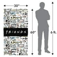 thumbnail image 6 of Friends Let's Be Friends Pattern Officially Licensed Beach Towel 30' X 60', 6 of 6