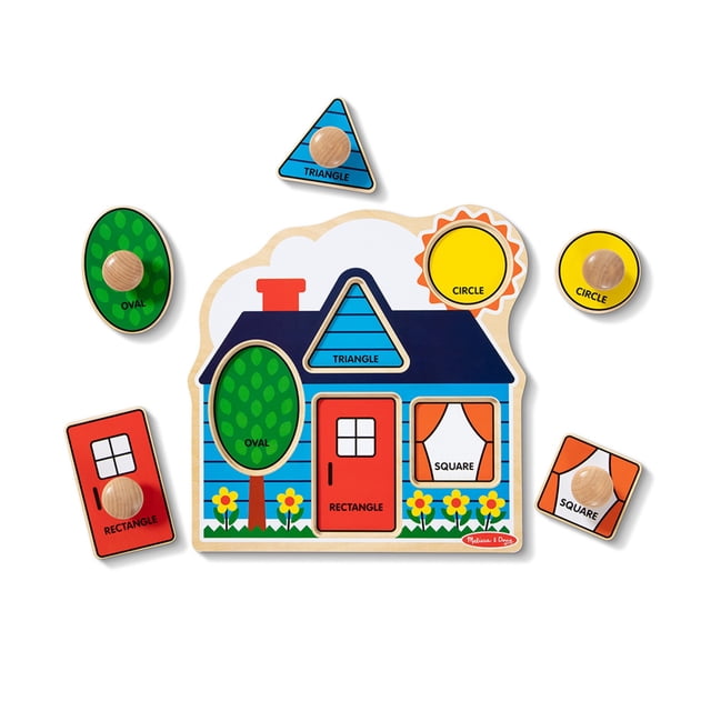 Rompecabezas Melissa & Doug Primeras formas 5 Piezas