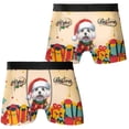 thumbnail image 3 of Merry Christmas Santa Maltese Scarf Twinkling Lights Xmas Holiday All Over Print Boxer Briefs Underwear for Men Dad Maltese Dog Lover Gifts Idea - 00022, 3 of 6