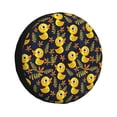 thumbnail image 1 of Fotbe Ducks Funda de Llanta de Repuesto con Estampado, Engrosada, Ajuste Universal para Jeep, Remolque, RV, SUV, Camión-15 inch, 1 of 6