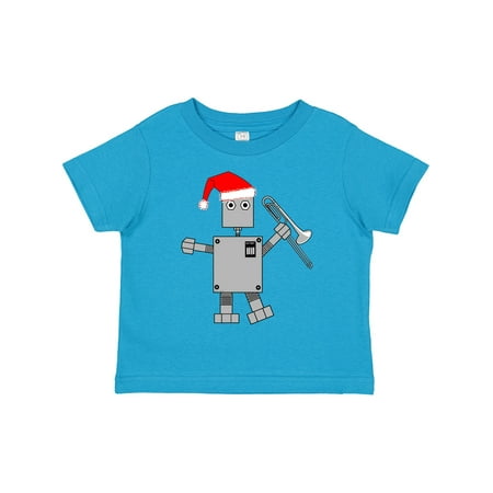 

Inktastic Trombone Santa Hat Robot Gift Toddler Boy or Toddler Girl T-Shirt