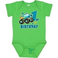 thumbnail image 3 of Inktastic 1st Birthday Monster Truck Boys Baby Bodysuit, 3 of 5