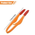 thumbnail image 3 of Pet Tear Stain Remover 1-pack Pet Eye Combs Soft Flexible Tear Stain Removers for Dogs Cats Reusable Pet Grooming Accessories Tear Stain Brush,Orange, 3 of 7