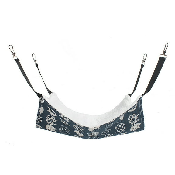 Shulemin Cats Hammock Double-sided Comfortable Breathable Cats Hammock Bed for Kitten,Blue Cat