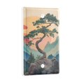 thumbnail image 2 of Yayeee Blank Wall Plate Cover 1-Gang 4.5"x2.7" Home Unused Decorative Outlet, Pine Tree at Dawn, 2 of 7