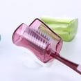 thumbnail image 6 of 6 Pcs Travel Toothbrush Holder with Suction Cup, Portable Toothbrush Covers caps Travel Essentials, Toothbrush Holder for Bathrooms, Toothbrush Case for Traveling, for Travel and Home Use 3 Colors, 6 of 6