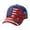 F003- Blue, variant on 250Th, 250Th Anniversary, Anniversary, 3D, Embroidery, Baseball Cap, Poppies, Flag, Purple Quilted Material, Adjustable Closure, Patriotic Parades, Sun Protection, 1 Pc