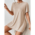 thumbnail image 6 of Women'S 2 Pieces Short Sleeve Lounge Sets Oversized T-Shirts and Biker Shorts S, 6 of 7