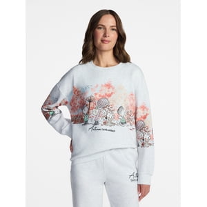 Peanuts Women's Crewneck Sweatshirt with Graphic