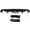 Black Diffuser Lip w/ Clear Brake Lamp, variant on Ikon Motorsports Compatible with 15-23 Charger SRT Rear Bumper Diffuser Lip Valance W/ LED Brake Light Lamp