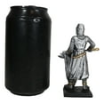 thumbnail image 7 of Medieval Knight Crusader Axeman Dollhouse Miniature Figurine 4" H Suit of Armor, 7 of 7