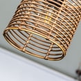 thumbnail image 5 of Rattan Lampshade, Tall Oval Drum, Handcrafted Lamp Shade Replacement for Table Lamps, Pendant Lights Floor Lamps, 5 of 5