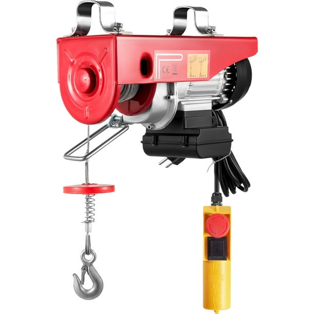 BENTISM Electric Wire Cable Hoist Winch Crane Lift 440LBS with 6.6ft