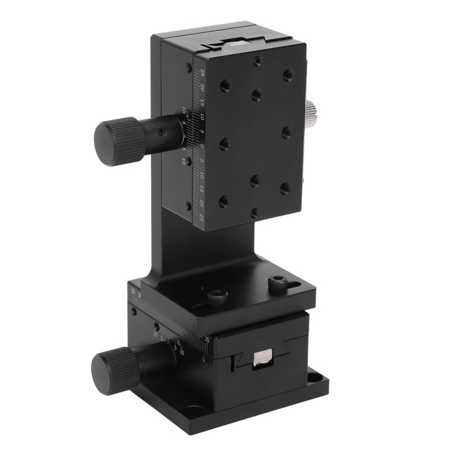 Plataforma de ajuste manual de alta precisión XZ con mesa deslizante de doble eje de 40 x 60 mm (1,6 x 2,4 pulgadas)