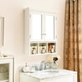 thumbnail image 3 of High - quality MDF Construction - Adjustable Shelf Height within 10 Inches - Wall Mounted in Bathroom, Accommodates Various Items, 3 of 5