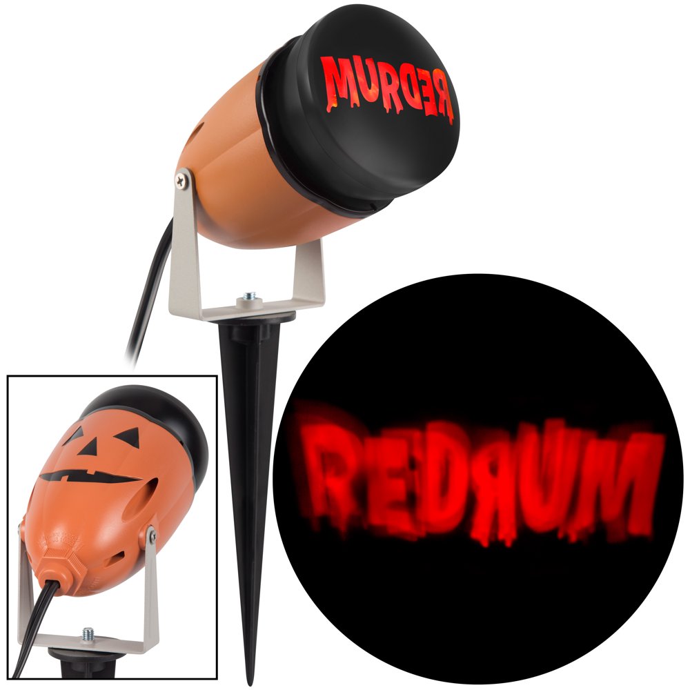 Way To Celebrate Halloween Projection Lightshow, The Shining Redrum