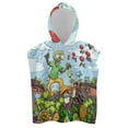 thumbnail image 3 of Plants Vs Zombies Hooded Towel for Kids - Toddler Bath Towel Kids Beach Towel with Hood, Girls Boys Pool Swim Cover-up Quick Dry, Microfiber Soft Poncho Towel, 3 of 8