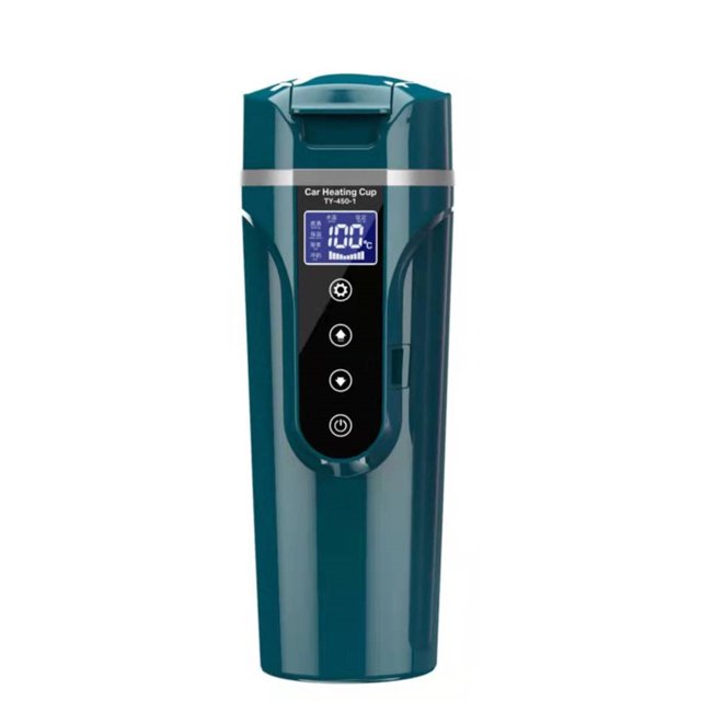 Calentador eléctrico inteligente para coche, taza para calentar el coche, calentador de agua para coche, taza térmica, taza para calentar 12 V y 24 V