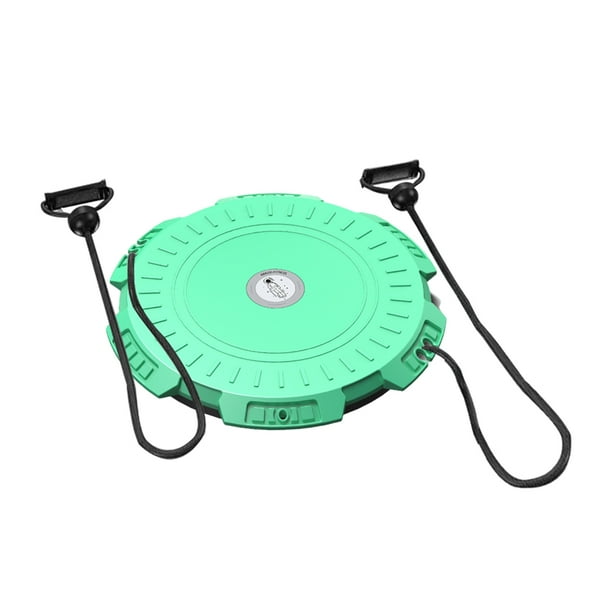 Tabla giratoria para ejercicios con disco de cintura giratoria, equipo de Cuerda verde SM SunniMix Tabla de giro de ejercicio