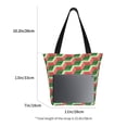thumbnail image 3 of Balery Geometric Watermelon Bolsa de Hombro con Diseño, Bolsa Grande y Duradera, Bolsa Versátil para Compras, 3 of 6