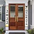 thumbnail image 4 of 2 Pair Couplet Banner Super Soft Waterproof Polyester Decorative 2022 Graduation Party Hanging Flags Porch Sign Party Supplies, 4 of 10