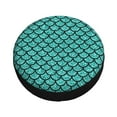 thumbnail image 3 of Gaeub Aquamarine Glitter 14-17in Tire Cover, Spare Tire Cover, for Camper Caravan, Trailer, Car, Truck, SUV, Jeep - 15 inch, 3 of 9