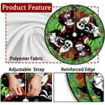 thumbnail image 3 of Christmas Tree Skirt 48 Inch Tree Collar Holiday New Year Winter Xmas Tree Decor Christmas Decorations for Home Party, 3 of 5